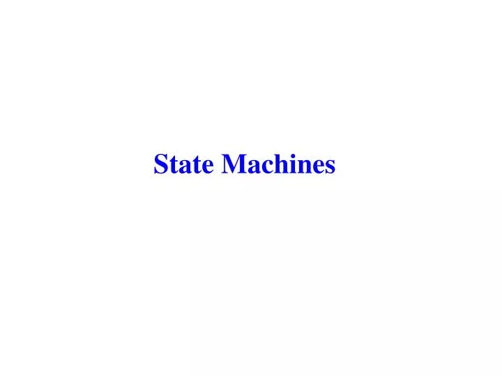 state machines
