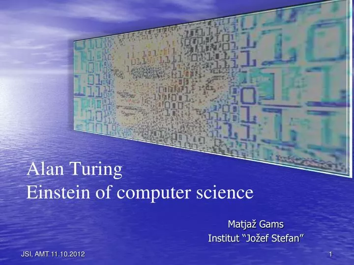 alan turing einstein of computer science