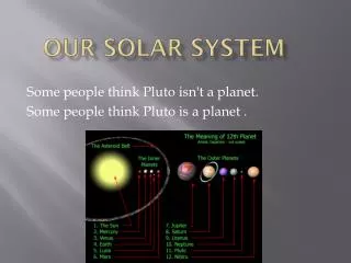 Our solar system