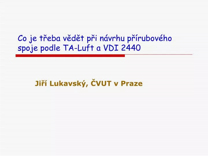 co je t eba v d t p i n vrhu p rubov ho spoje podle ta luft a vdi 2440