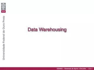data warehousing
