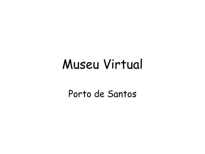 museu virtual