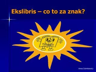 ekslibris co to za znak