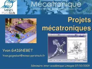 projets m catroniques