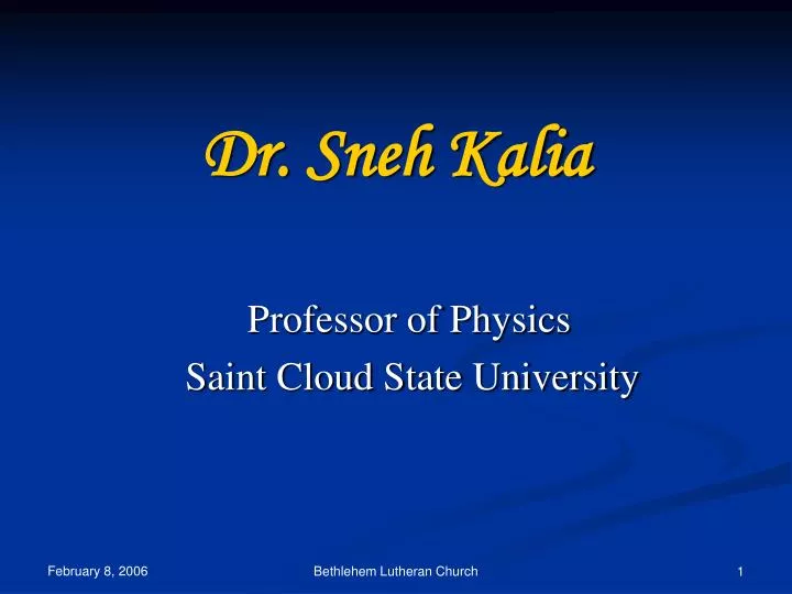 dr sneh kalia