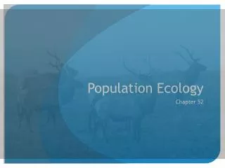 PPT - Population Ecology PowerPoint Presentation, Free Download - ID ...