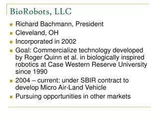 BioRobots, LLC