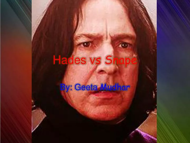 hades v s snape