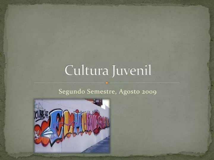 cultura juvenil