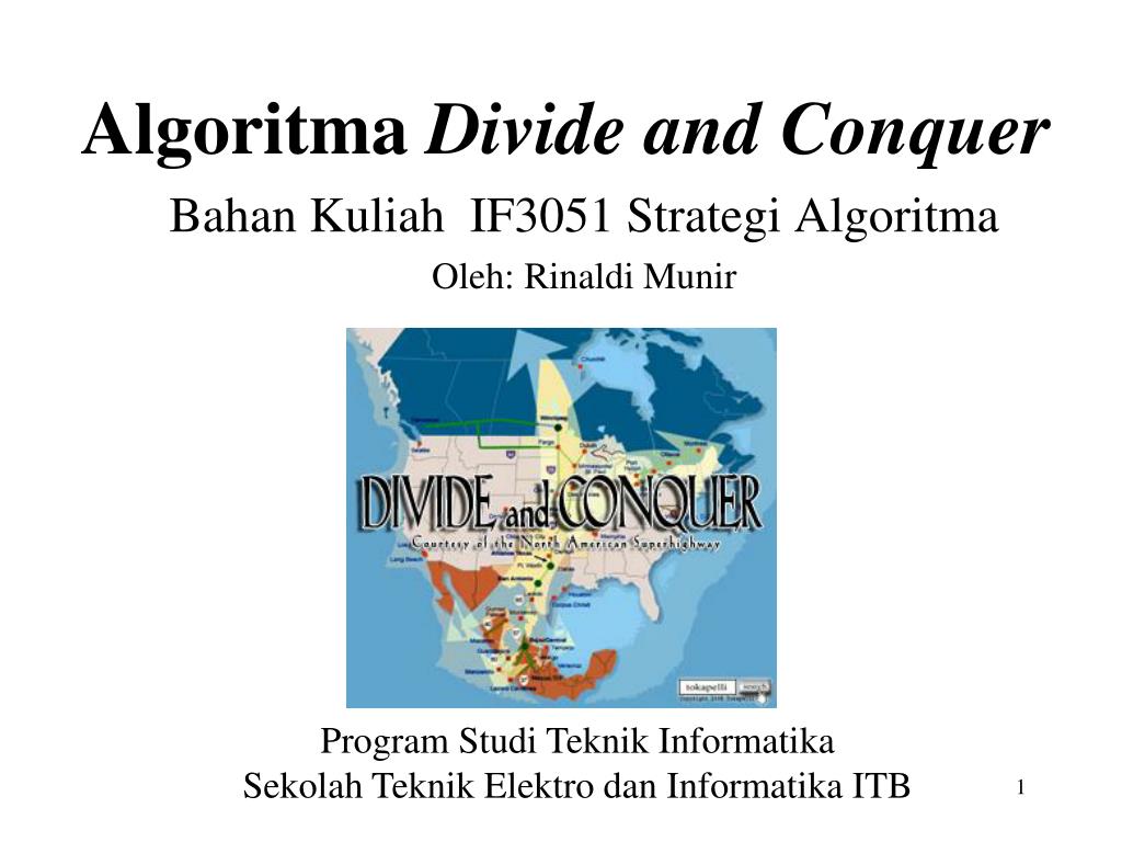 PPT - Algoritma Divide and Conquer PowerPoint Presentation, free ...