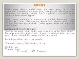 array