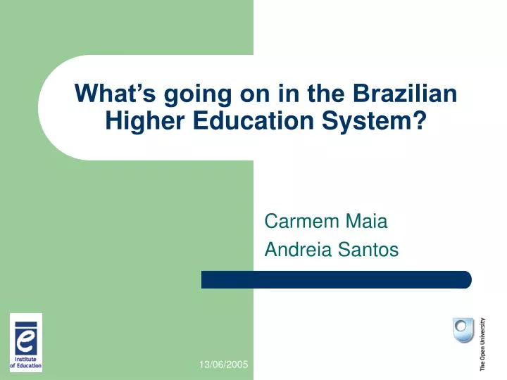 what s going on in the brazilian higher education system
