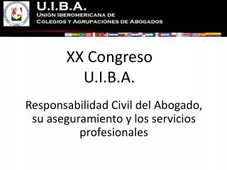 xx congreso u i b a