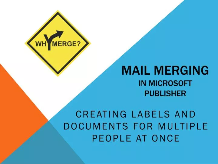 mail merging in microsoft publisher