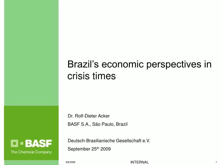 brazil s economic perspectives in crisis times