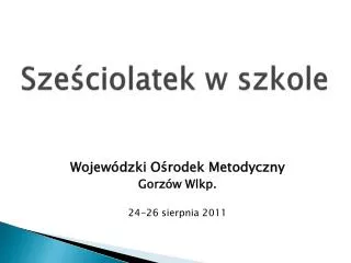 sze ciolatek w szkole
