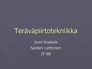 ter v piirtotekniikka