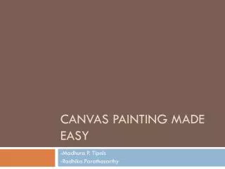 Canvas Painting made easy
