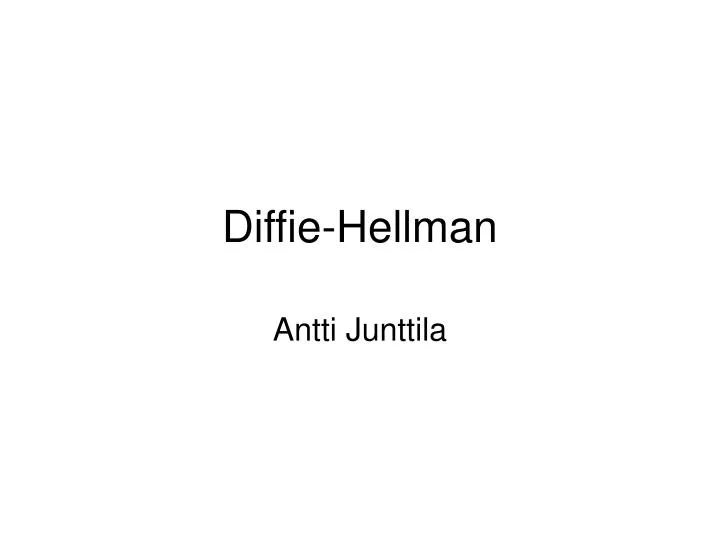 diffie hellman