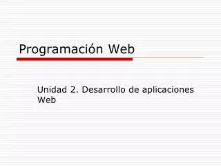 programaci n web