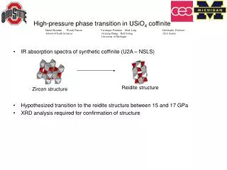 High-pressure phase transition in USiO 4 coffinite