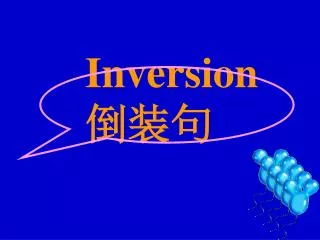Inversion ???