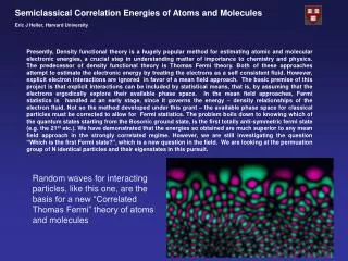 Semiclassical Correlation Energies of Atoms and Molecules