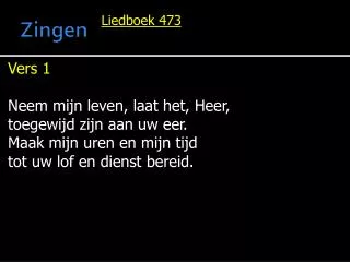 zingen