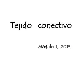 tejido conectivo