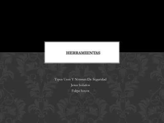 herramientas