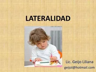 lateralidad