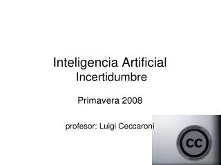 inteligencia artificial incertidumbre