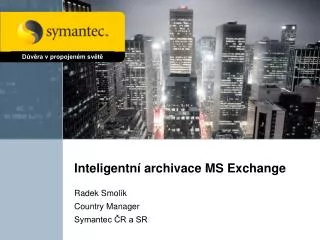 inteligentn archivace ms exchange