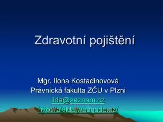 zdravotn poji t n