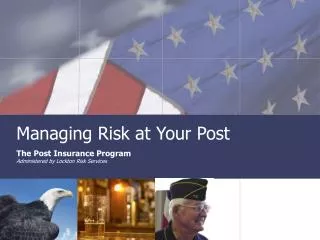 Managing Risk at Your Post