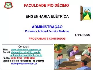 faculdade pio d cimo
