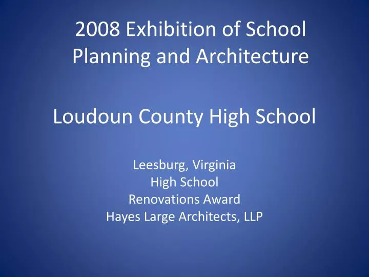 loudoun county high school