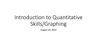 Introduction to Quantitative Skills/Graphing