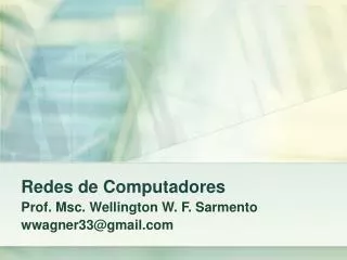 redes de computadores