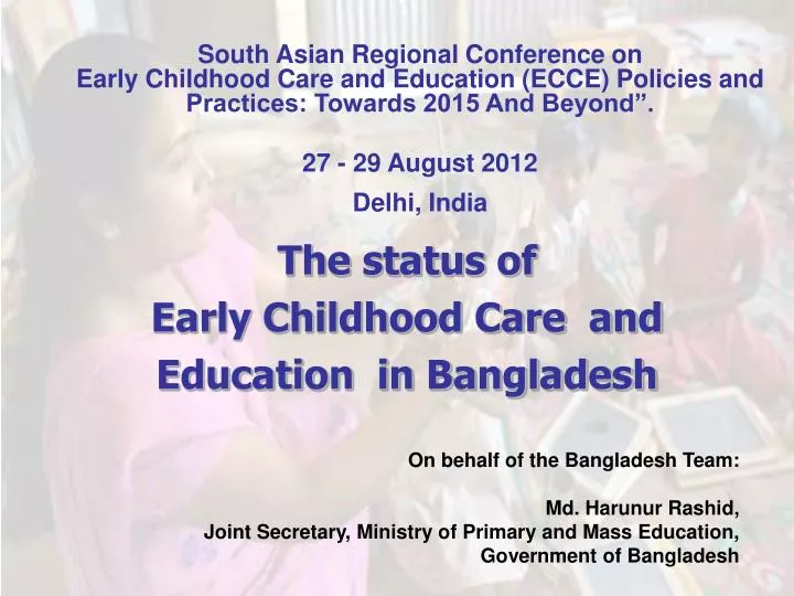 the status of early childhood care and education in bangladesh