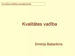kvalit tes vad ba