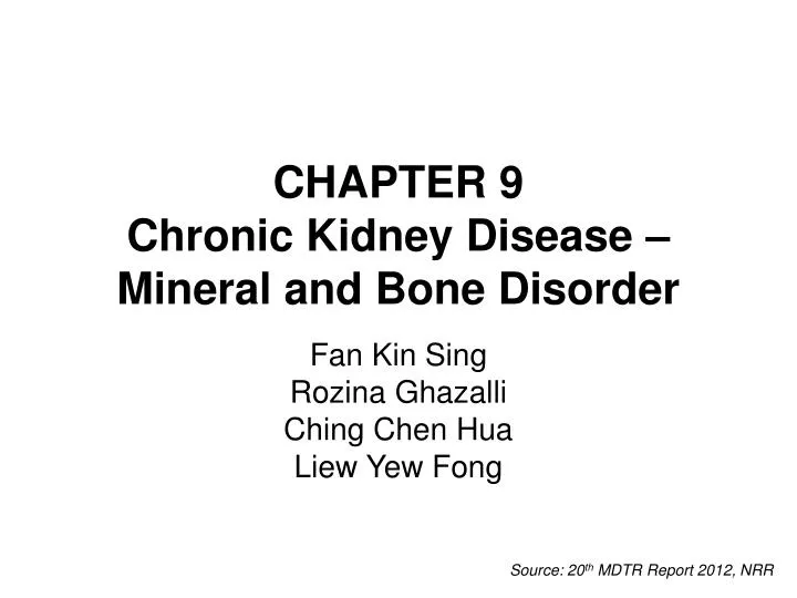 chapter 9 chronic kidney disease mineral and bone disorder