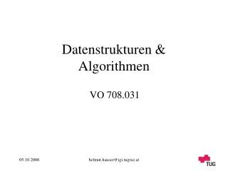 datenstrukturen algorithmen