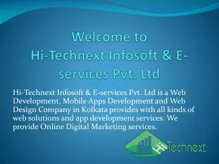 Hi Technext Infosoft & E-services Pvt Ltd-Web Design Company