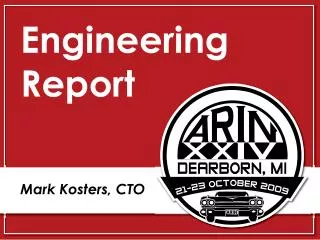 Engineering Report