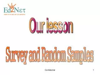 Our lesson