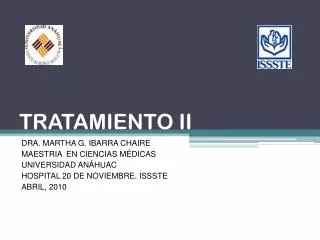 tratamiento ii