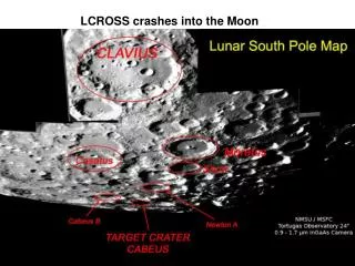 LCROSS crashes into the Moon