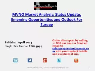 MVNO Industry in Europe – Analysis and Future Forecasts