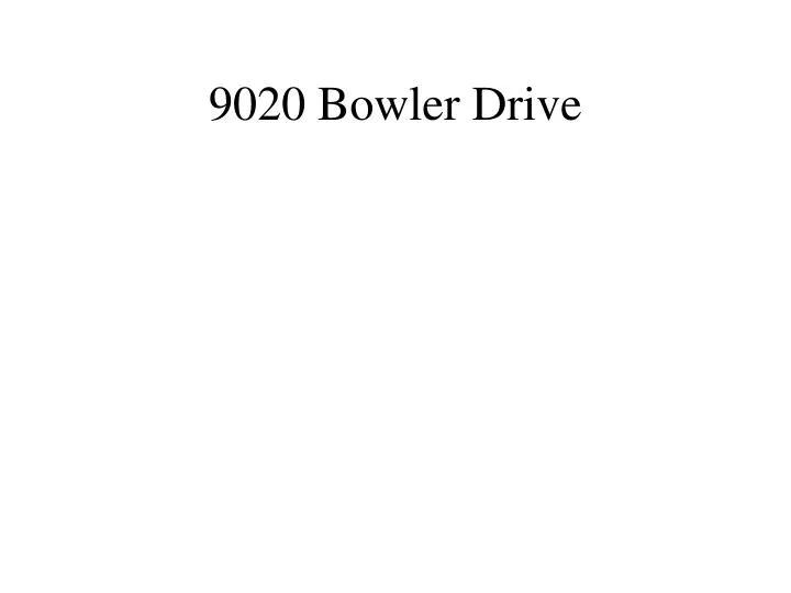 9020 bowler drive